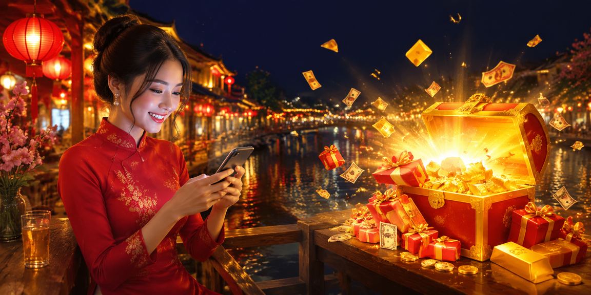 Người dùng VIP tại chợ đêm Hà Nội truy cập tài khoản casino trên điện thoại