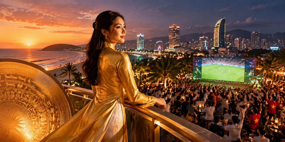 Người chơi VIP tại Phú Quốc tận hưởng trải nghiệm cá cược cao cấp trên bãi biển với điện thoại